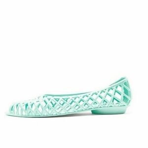 American Apparel Jelly Lattice Flats